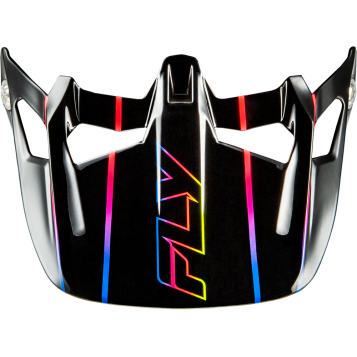 WERX-R CARBON FLOW VISOR BLACK/MULTI