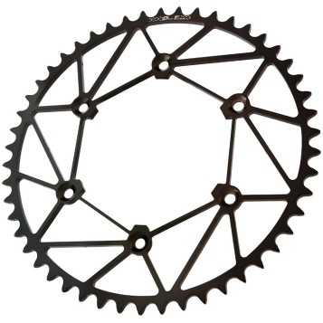 REAR  SPROCKET  CHROMOLY 46T-428 BLACK K/G/H