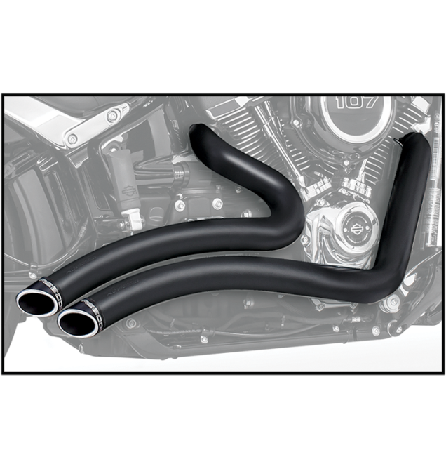 Sharp Curve Radius Exhaust System