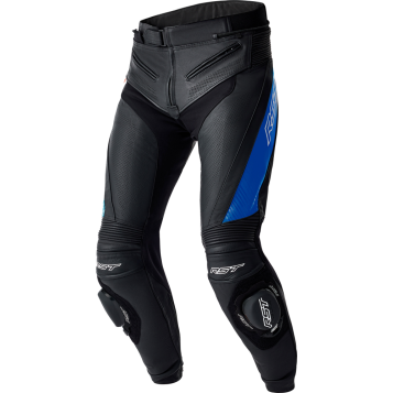 TRACTECH EVO 5 D3O PANTS BLK/BLUE LEATHER LG
