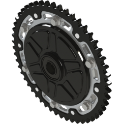 CUSHDRIVE CONVERSION 51T SPROCKET  BLK  SIL  BLK CUSHDRIVE CONVERSION 51T SPROCKET  BLK  SIL  BLK
