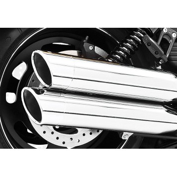 V-Rod Rolled Edge Slip-on Exhaust