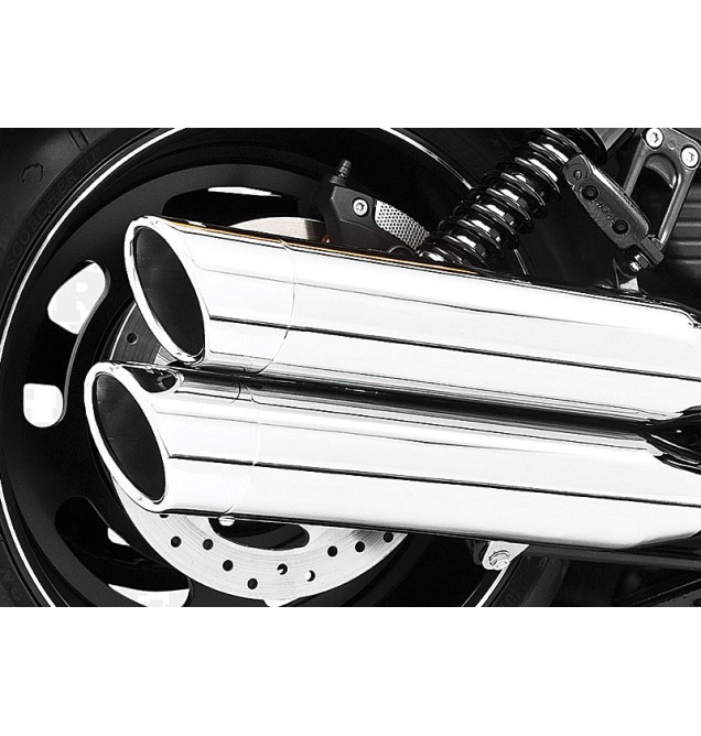 V-Rod Rolled Edge Slip-on Exhaust