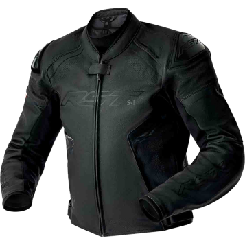 S1 D3O LEATHER JACKET BLACK 2X