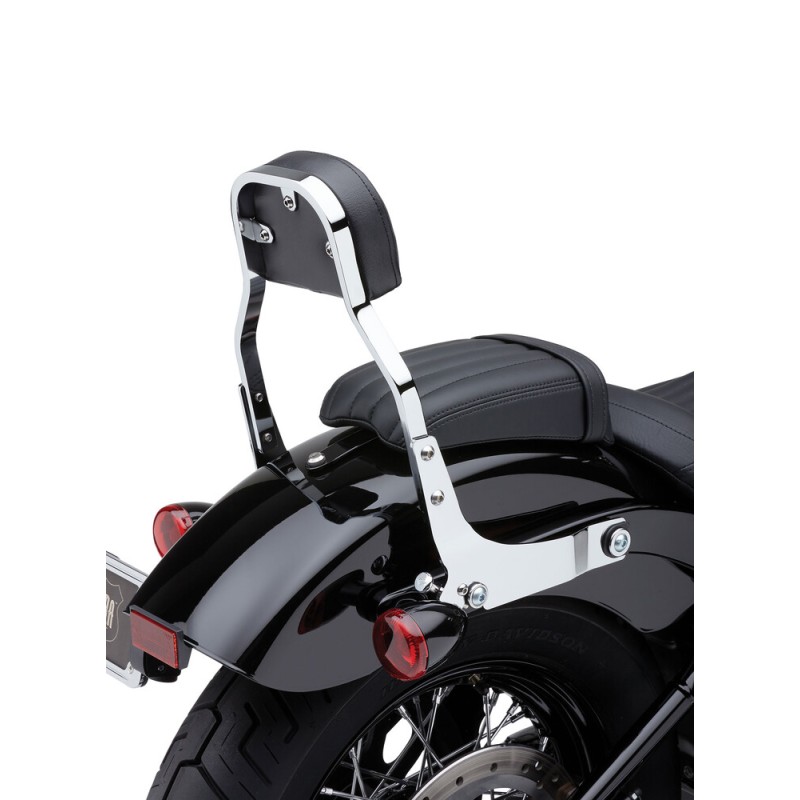 COBRA DETACHABLE BACKREST MINI CHROME DYNA 06-17 COBRA DETACHABLE BACKREST MINI CHROME DYNA 06-17