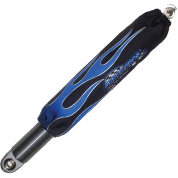 Shock Covers Black W/Blue Flames