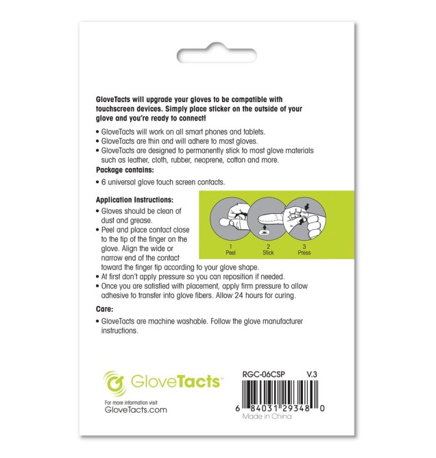 Touchscreen Stickers For Gloves 10/PK
