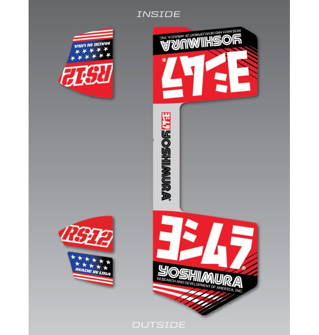 RS-12 Muffler Decals