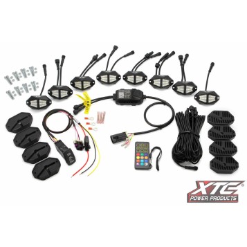 X-LITES ROCK LIGHT KIT RGB+W 8 LIGHTS