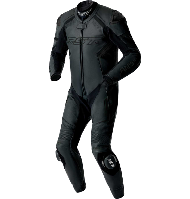 S1 D3O SUIT BLACK LEATHER 3X