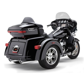 SLIP-ONS W/BILLET TIPS CHROME TRI-GLIDE 09-22