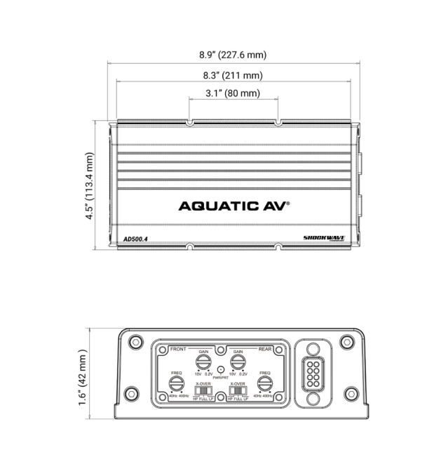 4 CHANNEL AMP 600W