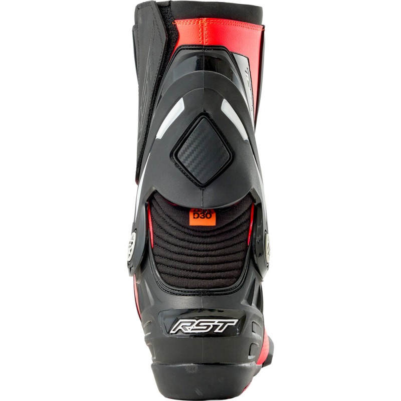 TRACTECH EVO D3O BOOT BLACK/FLO RED 12 TRACTECH EVO D3O BOOT BLACK/FLO RED 12