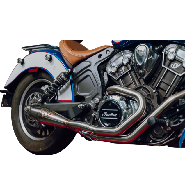 Indian Scout Shorty Cannon Exhaust