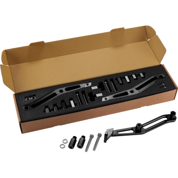 Remote reservoir mounting bracket kit