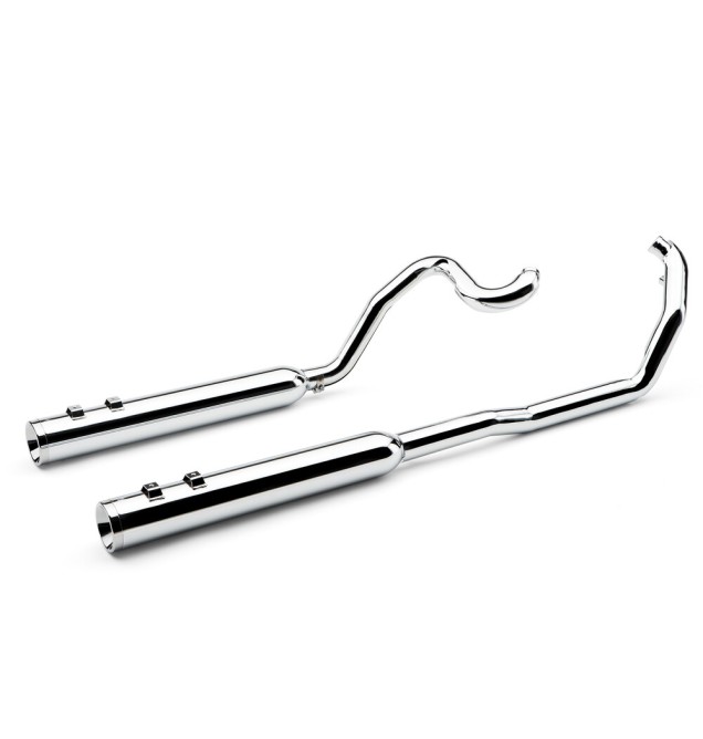 TRUE DUAL HEADPIPES CHROME FLH/FLT 07-08