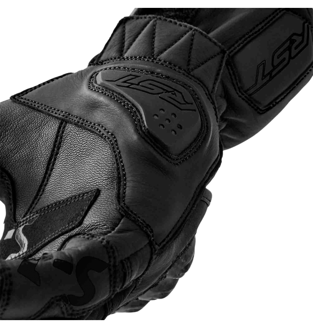 S1 D3O LADIES GLOVE BLACK LEATHER MD