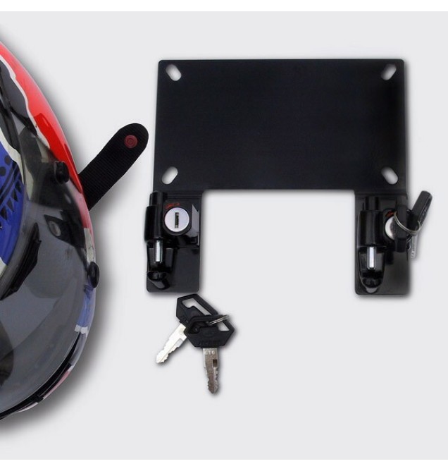 BMW License Plate Bracket Helmet Lock