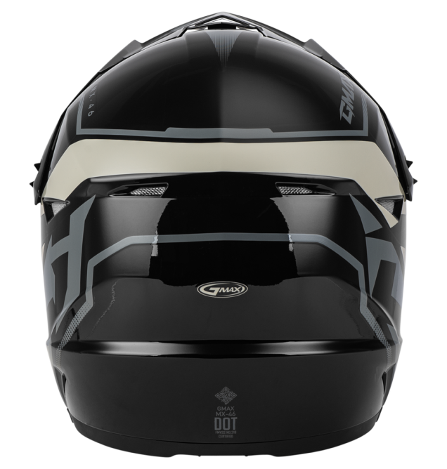 MX-46 COMPOUND HELMET BLACK/GREY/WHITE XL