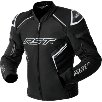 S1 D3O TEXTILE JACKET BLACK/WHITE 2X