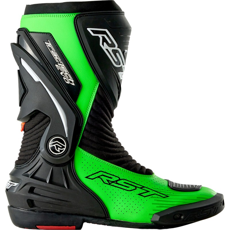 TRACTECH EVO D3O BOOT BLACK/FLO GREEN 13 TRACTECH EVO D3O BOOT BLACK/FLO GREEN 13