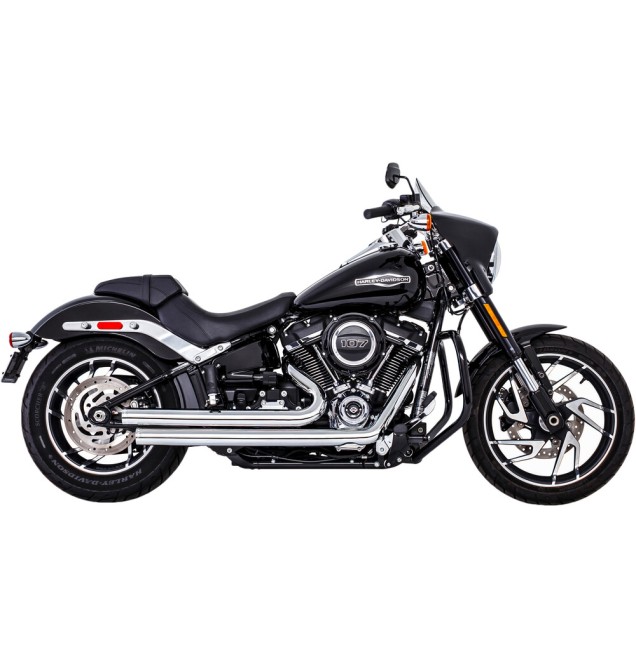 Softail Independence Staggered System Exhaust