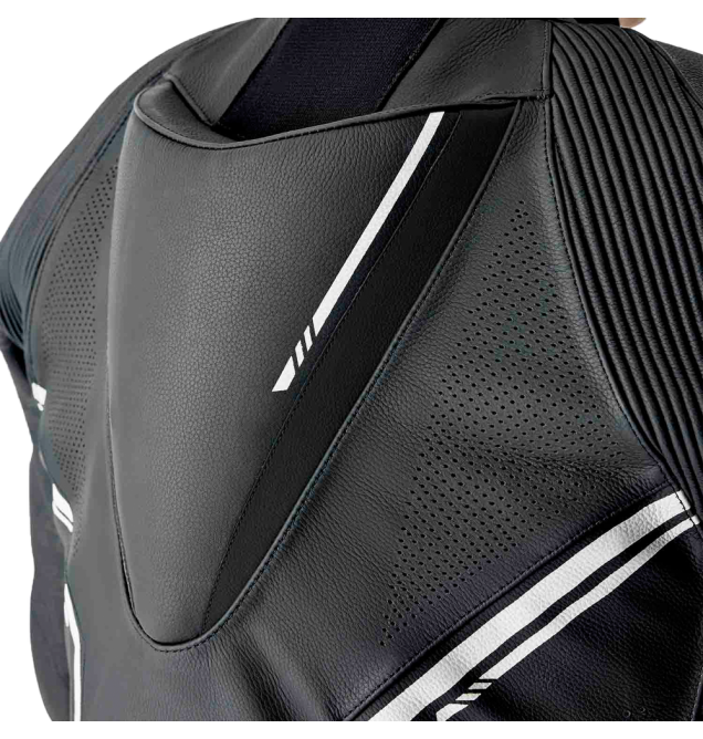 S1 D3O SUIT BLK/WHI LEATHER 3X