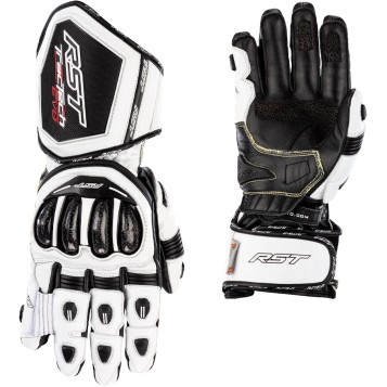 TRACTECH EVO 4 CE LADIES GLOVE WHITE/BLACK LEATHER LG