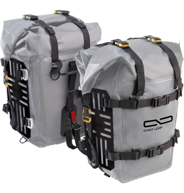 MOTOTREKK PANNIERS GRAY PAIR