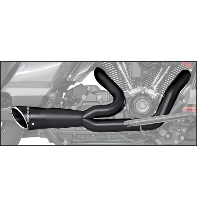 FLH/FLT 2 Into 1 Shorty Exhaust