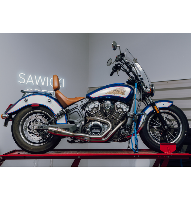 Indian Scout Shorty Cannon Exhaust