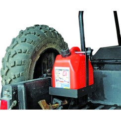 Auxiliary Fuel Can/Spare Tire Mount/Tool Holder for UTV