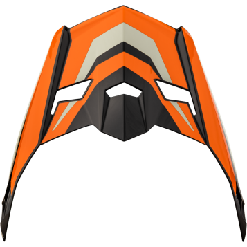 MX-46 CYCLUS VISOR BLACK/ORANGE MD-2X