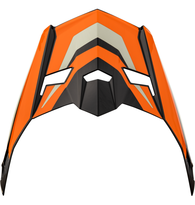 MX-46 CYCLUS VISOR BLACK/ORANGE MD-2X