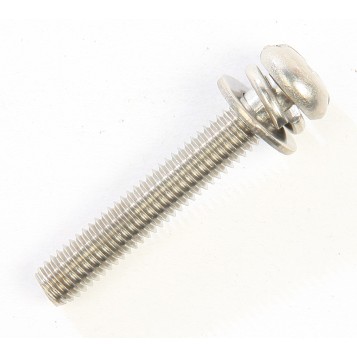Stainless Screw W/3 Washers 30 mm