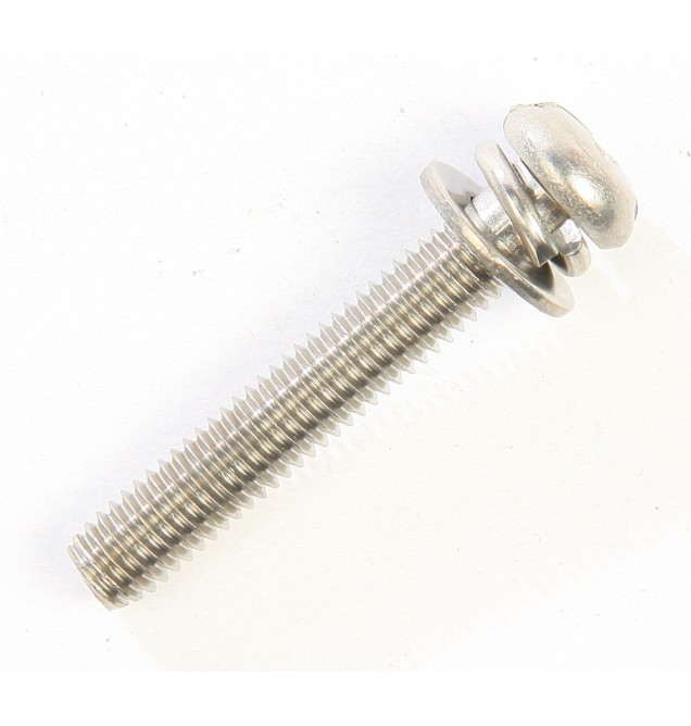 Stainless Screw W/3 Washers 30 mm