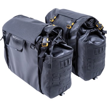 ROUND THE WORLD PANNIERS 90L BLACK