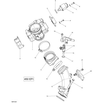 02- Air Intake Manifold And Throttle Body _18R1501
