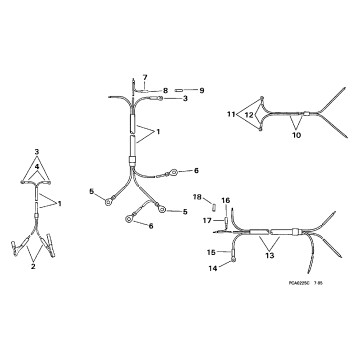 BATTERY CABLE/HAND STEERING
