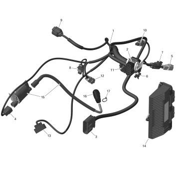 01- Rotax - Engine Harness And Electronic Module - 4
