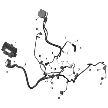 10- Electric - Engine Harness And Electronic Module - HD10