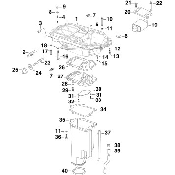 EXHAUST HOUSING INNER (3.3 L)
