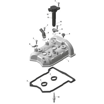 01- ROTAX - Valve Cover