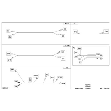 08- Electric - Winch Wiring Harness - 710006654