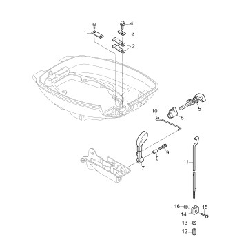 14-1_SHIFT LINKAGE (TILLER MODELS)