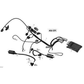 10- Engine Harness And Electronic Module
