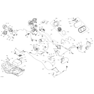 10- Electrical - 650 EFI - Packages STD, DPS & XMR - Without Winch