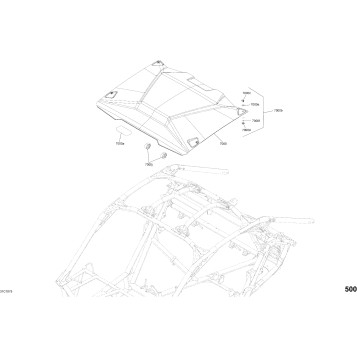 09- Body Parts - Liquid Gold - Package Xrs DPS - Roof Section