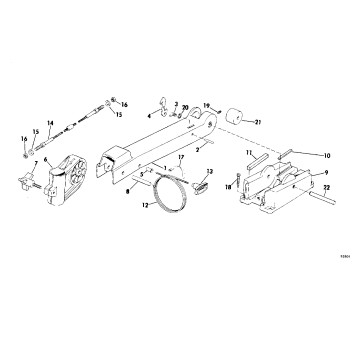 BOW ARM AND DECK BRACKET GROUP BOW MOUNT MODELS