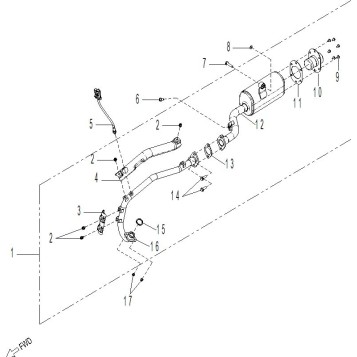 02- Engine - Exhaust Pipe 110